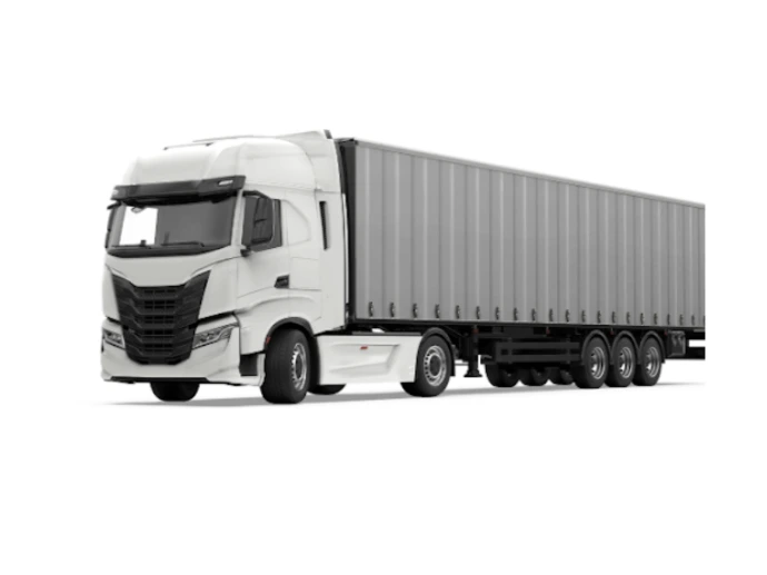 Remorque méga tôlée Ironlog pour le transport de marchandises volumineuses ou sensibles, offrant des services logistiques fiables et professionnels au Maroc et à l’international.